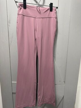 Girls Athleta Pink/mauve Flare Yoga Pants